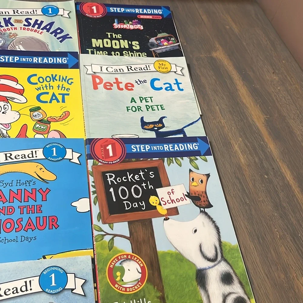 Step into Reading Children's Book Set of 10 kids book level 1 new books #40 - Picture 5 of 5